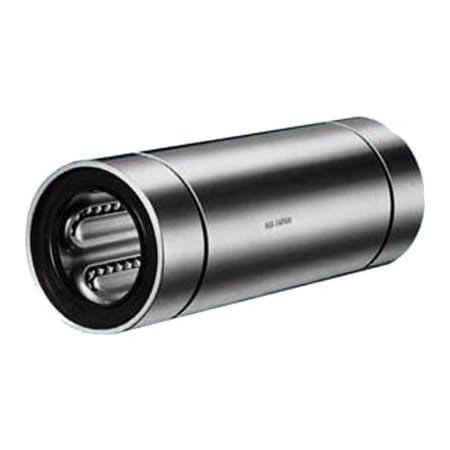 Nippon Bearing NB Corp SW6GWUU Dble Wide Closed Linear Bearing W/Resin Retainer & Seals, 3/8"ID, Steel SW6GWUU